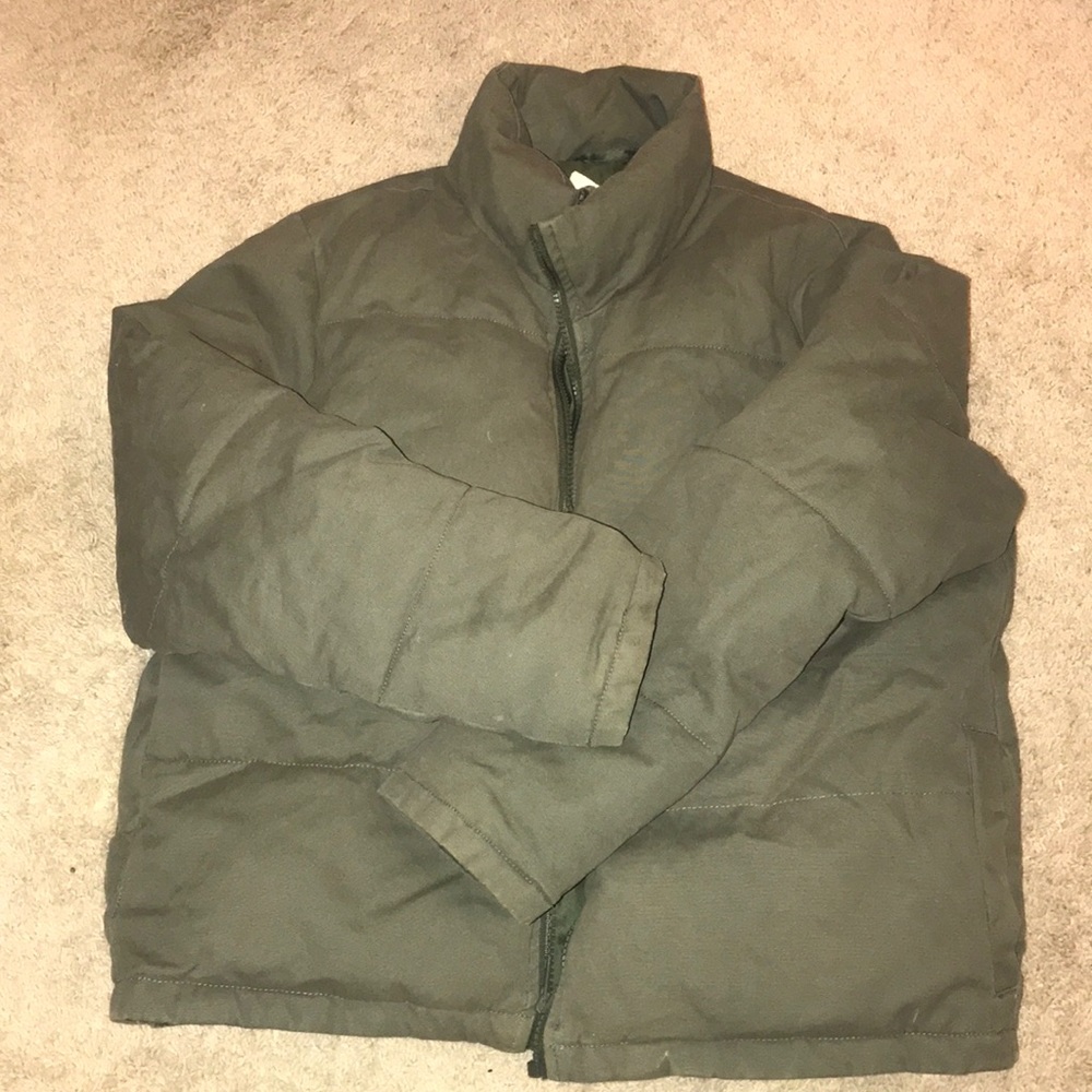 Green Brandy Melville Bomber Jacket